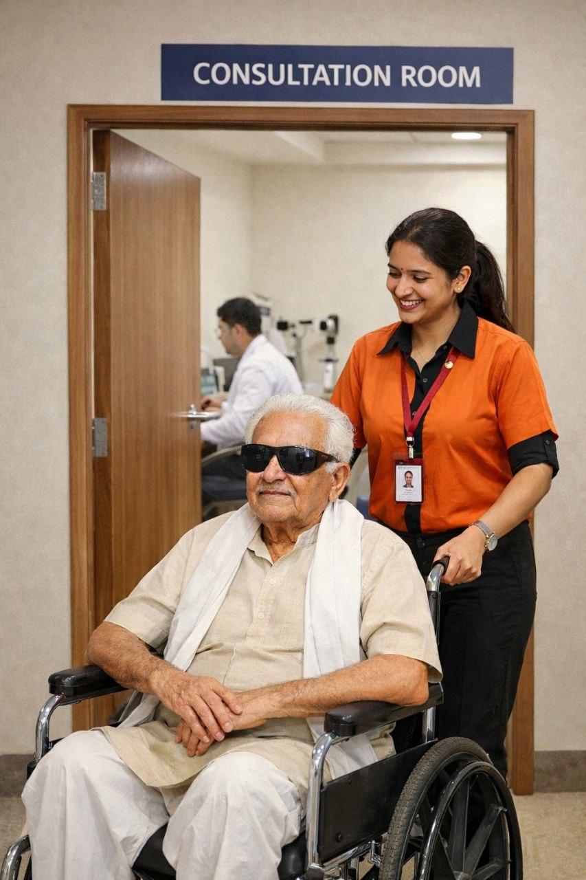 Cataract evaluation and phaco care